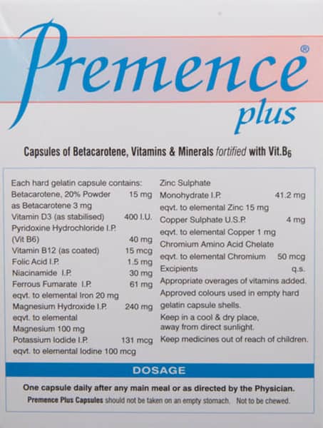 Premence Plus Strip Of 30 Capsules