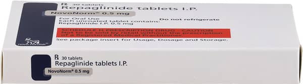 Novonorm 0.5mg Strip Of 30 Tablets