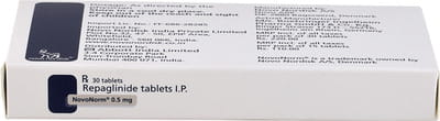 Novonorm 0.5mg Strip Of 30 Tablets