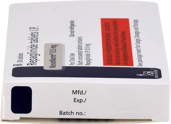 Novonorm 0.5mg Strip Of 30 Tablets