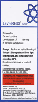 Levigress Bottle Of 100ml Syrup