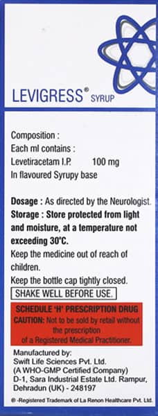 Levigress Bottle Of 100ml Syrup