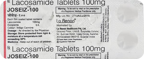 Joseiz 100mg Strip Of 10 Tablets