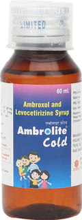 Ambrolite Cold Bottle Of 60Ml Syrup