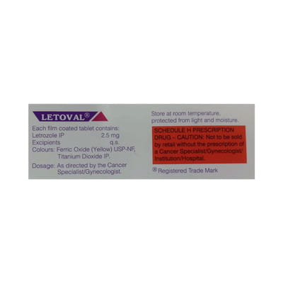 Letoval 2.5mg Strip Of 10 Tablets
