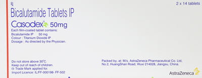 Casodex 50mg Strip Of 14 Tablets