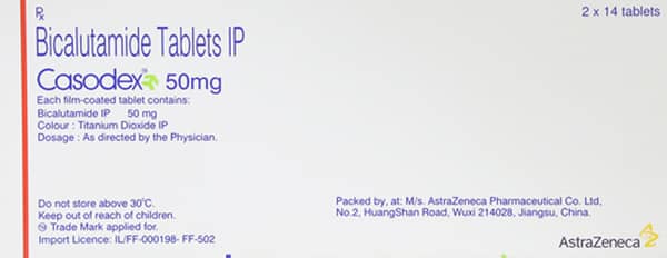 Casodex 50mg Strip Of 14 Tablets