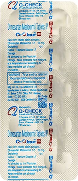 Q Olme 20mg Strip Of 10 Tablets