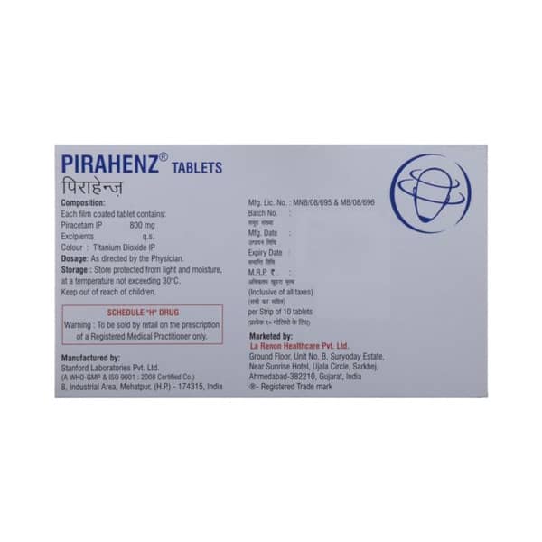 Pirahenz Strip Of 10 Tablets