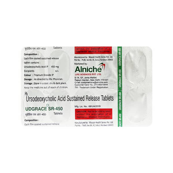 Udgrace Sr 450mg Strip Of 10 Tablets