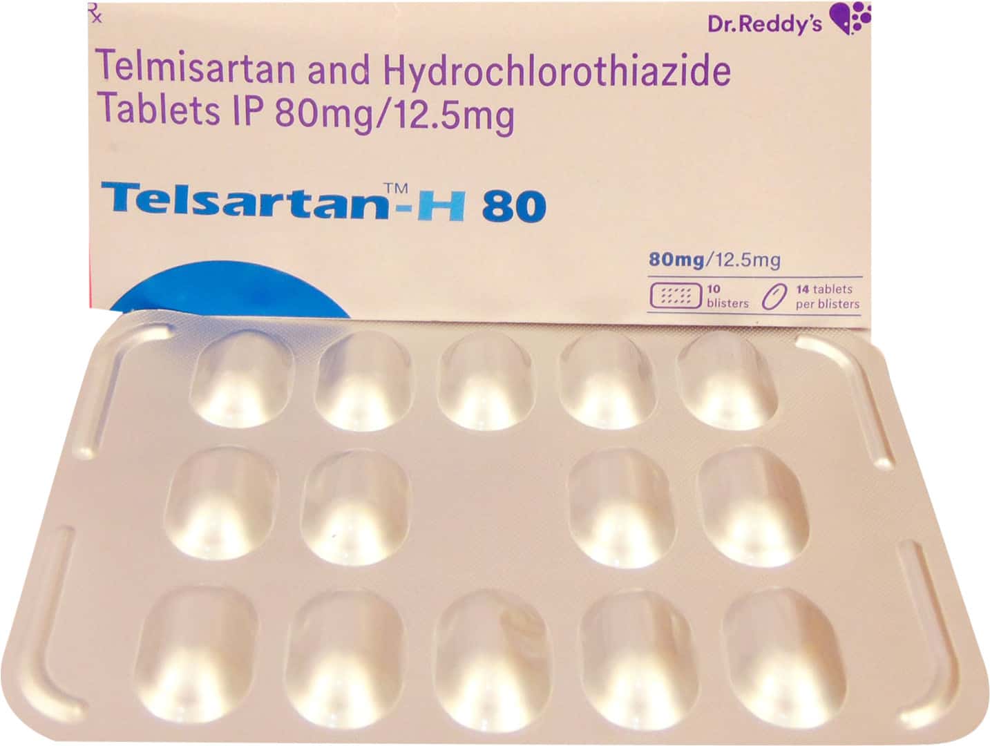 Telsartan H 80mg Strip Of 14 Tablets: Uses, Side Effects, Price