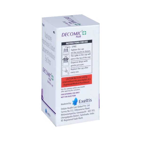 Decomic Plus Bottle Of 10Ml Eye Drops