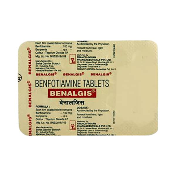 Benalgis 40Mg Strip Of 10 Tablets