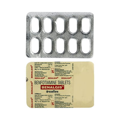 Benalgis 40mg Strip Of 10 Tablets