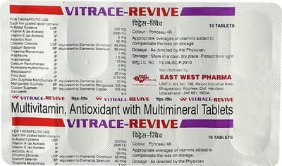 Vitrace Revive Strip Of 10 Tablets