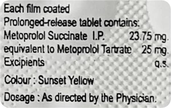Belol Xl 25mg Strip Of 10 Tablets