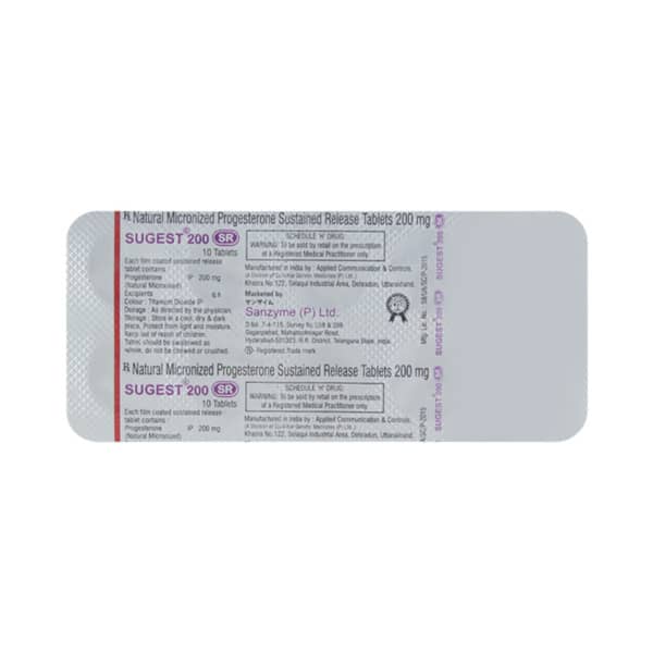 Sugest Sr 200mg Strip Of 10 Tablets