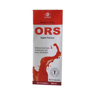 Ors Apple Flavour Tetrapack Of 200Ml Liquid (Alkem)