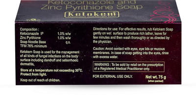 Ketokem Medicated Anti Fungal Soap 75gm