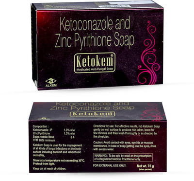 Ketokem Medicated Anti Fungal Soap 75gm