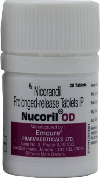 Nucoril Od Bottle Of 20 Tablets