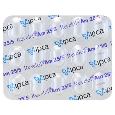 Revelol Am 25/5mg Strip Of 15 Tablets