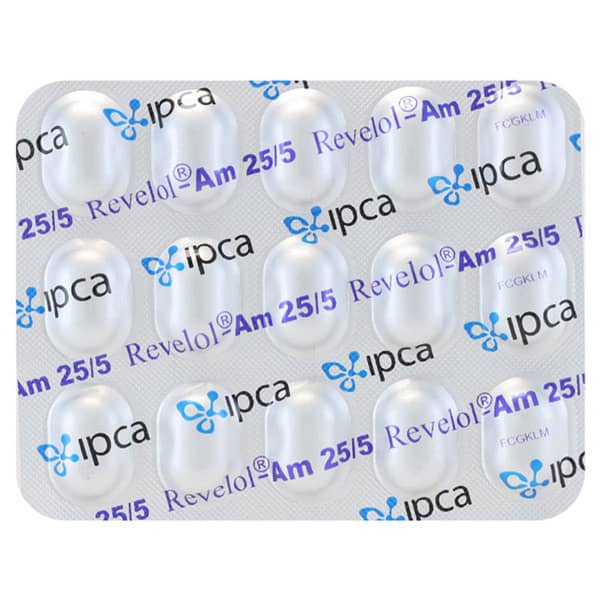 Revelol Am 25/5mg Strip Of 15 Tablets