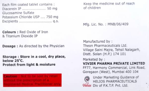 Diocerin Gm Strip Of 10 Tablets