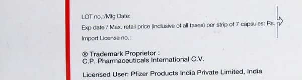 Sutent 50mg Capsules 7'S