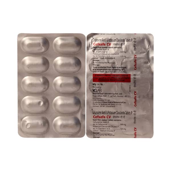Cefsafe Cv Strip Of 10 Tablets
