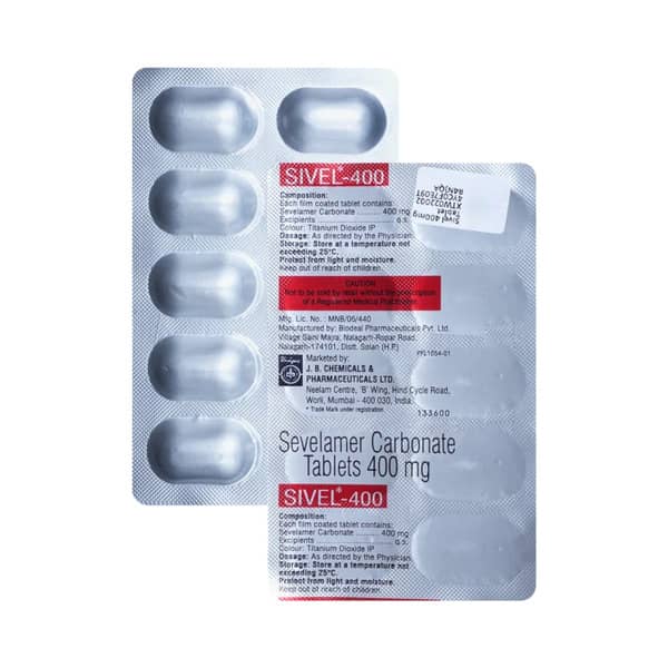 Sivel 400mg Strip Of 10 Tablets