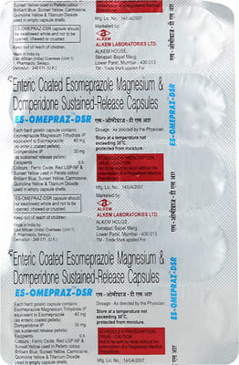 Es Omepraz Dsr Strip Of 10 Capsules