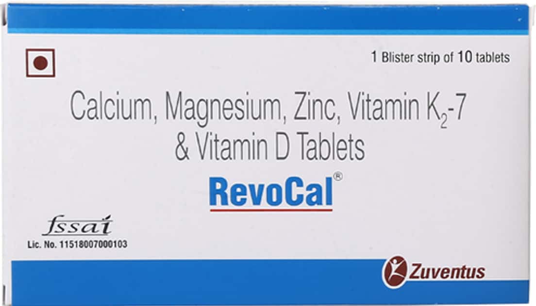 Revocal Strip Of 10 Tablets: Uses, Side Effects, Price & Dosage | PharmEasy