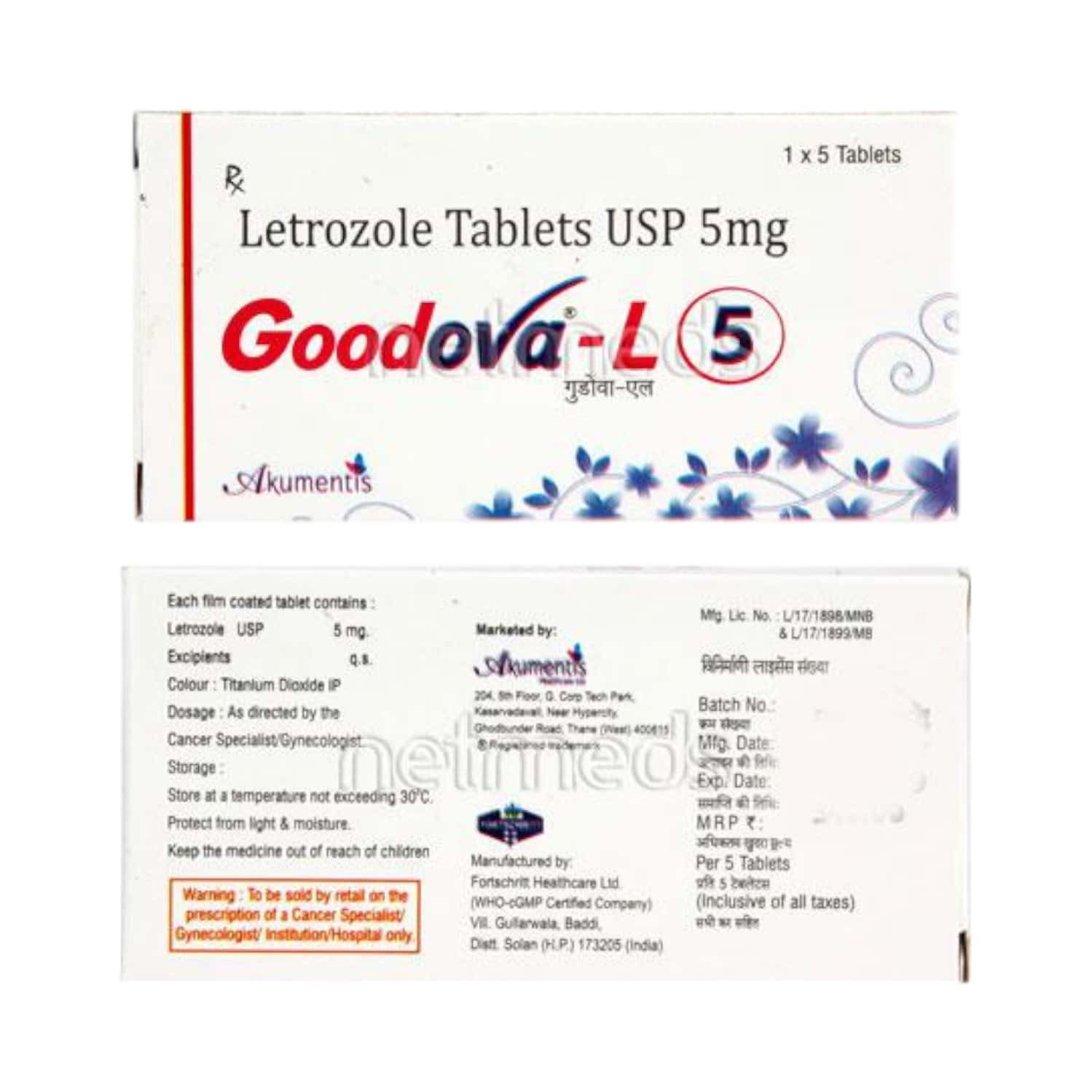 Goodova Goodova-L 5 Tablet: Uses, Side Effects, Price, Dosage & More Info ...