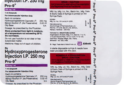 Pro 9 250mg Ampoule Of 1ml Injection