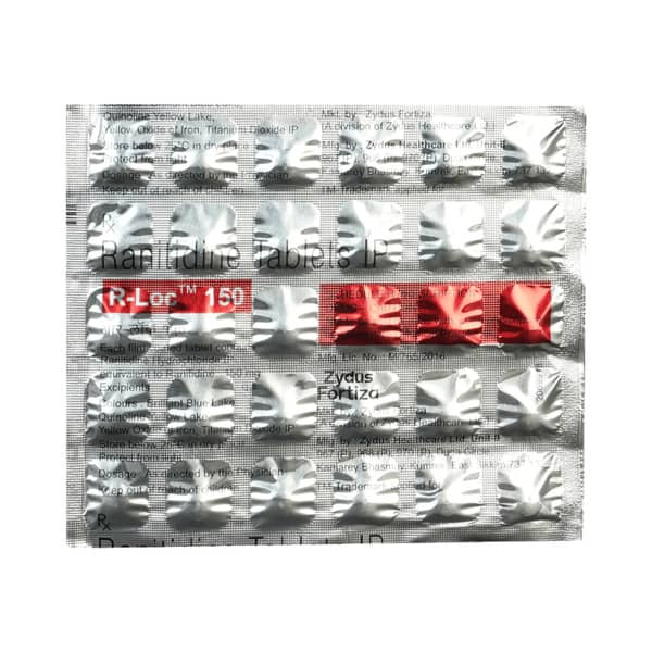 R Loc 150mg Strip Of 15 Tablets