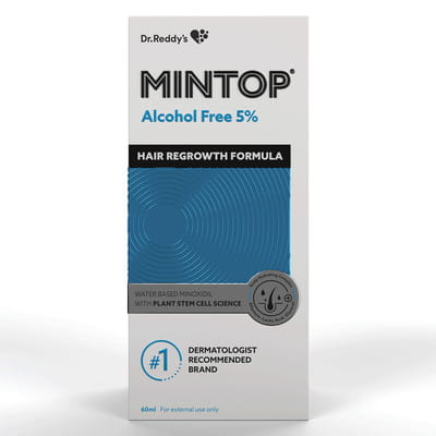Mintop Alcohol Free 5% Bottle Of 60ml Solution