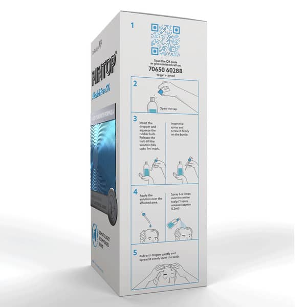 Mintop Alcohol Free 5% Bottle Of 60ml Solution