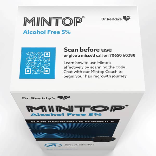 Mintop Alcohol Free 5% Bottle Of 60ml Solution