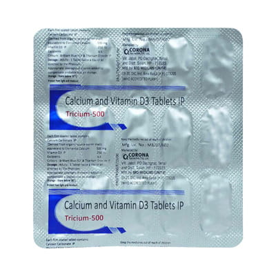 Tricium 500mg Strip Of 10 Tablets