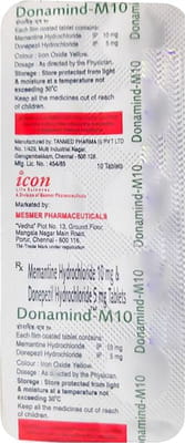 Donamind M 5mg Strip Of 10 Tablets