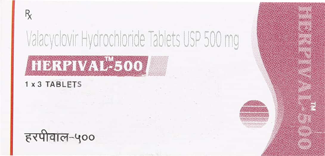 Herclov Herpival 500 MG Tablet (3): Uses, Side Effects, Price & Dosage | PharmEasy