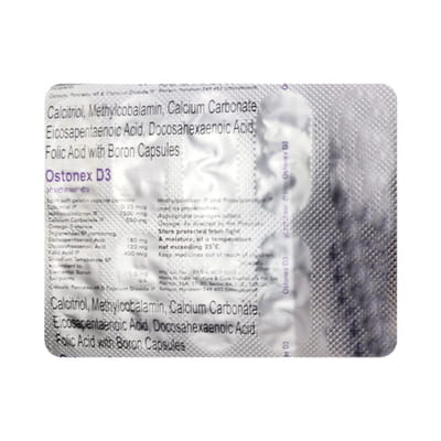 Ostonex D3 Strip Of 10 Capsules