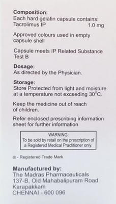 Tacstead 1mg Strip Of 10 Capsules