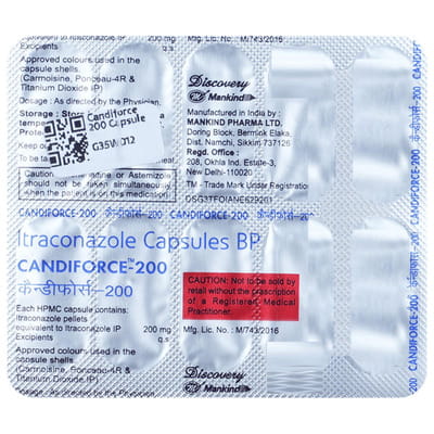 Candiforce 200mg Strip Of 10 Capsules