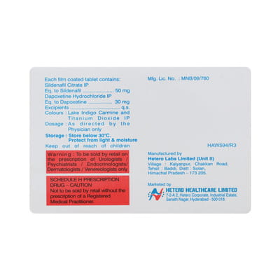 Dasutra 30mg Strip Of 10 Tablets