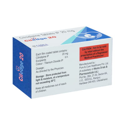 Ciledge 20mg Strip Of 10 Tablets