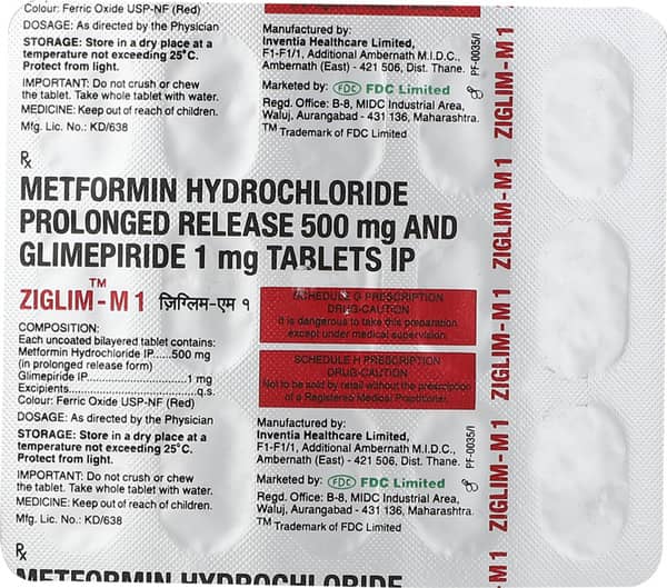 Ziglim-M 1 Tablet