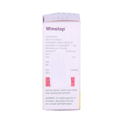 Winolap Bottle Of 10ml Eye Drops