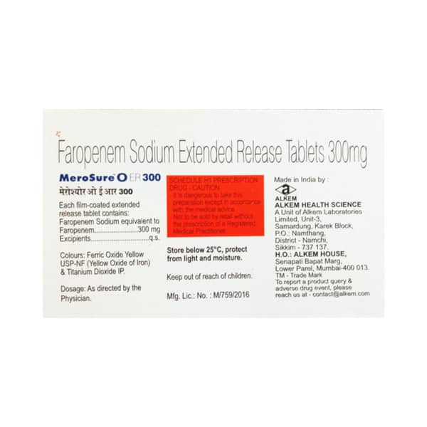 Merosure O Er 300mg Strip Of 10 Tablets